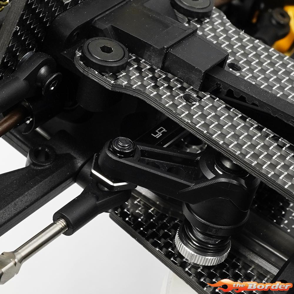 Yeah Racing Aluminium Steering Bridge for Kyosho Optima Mid KYOP-017BK - Afbeelding 4