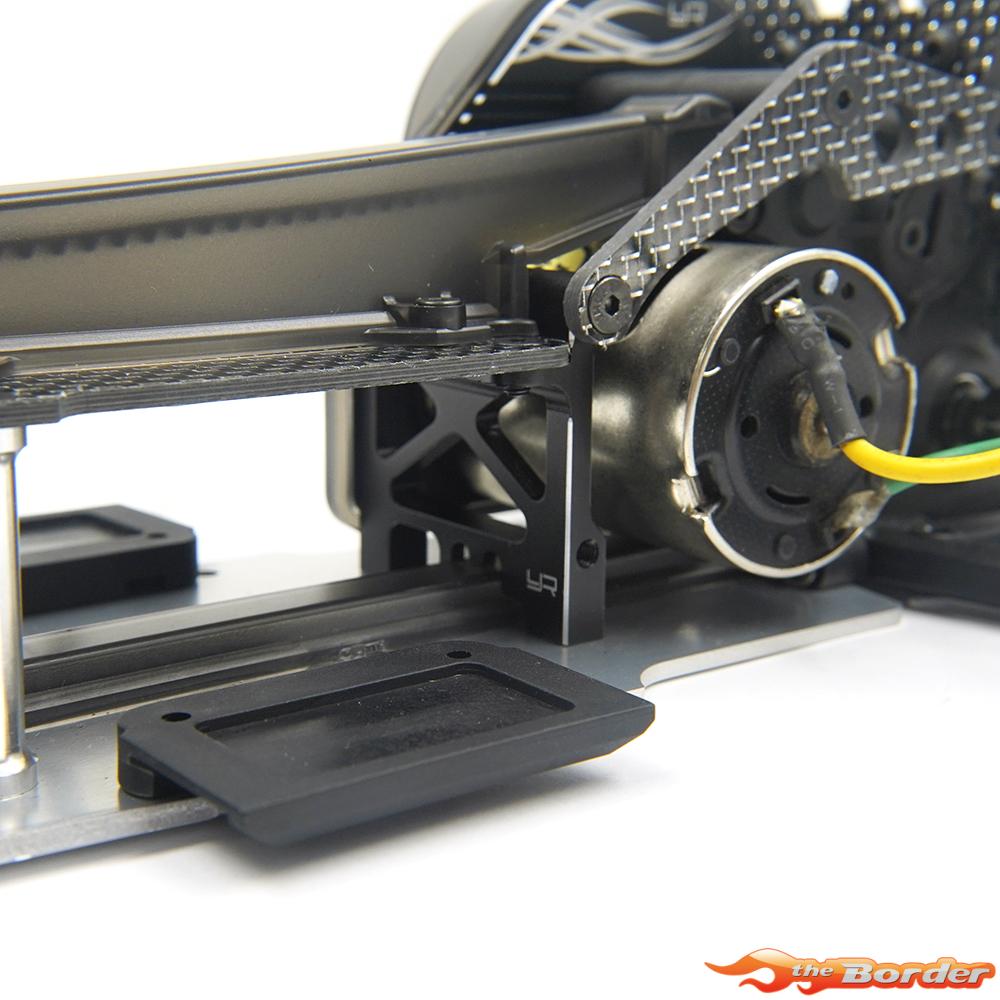 Yeah Racing Aluminium Upper Deck Mount for Kyosho Optima Mid KYOP-010BK - Afbeelding 3