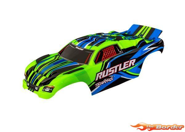 Traxxas Clipless Body Painted Rustler 2WD 3734 - Afbeelding 2