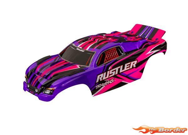 Traxxas Clipless Body Painted Rustler 2WD 3734 - Afbeelding 4