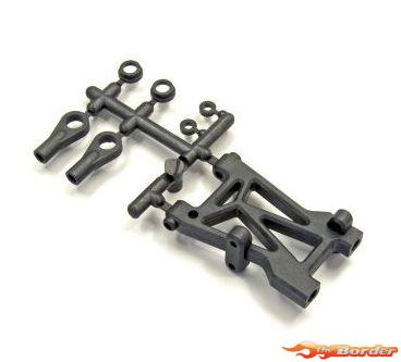 Kyosho Rear Suspension Arm Set R4 (R4/R4 Evo) Hard (2) VZ405HB