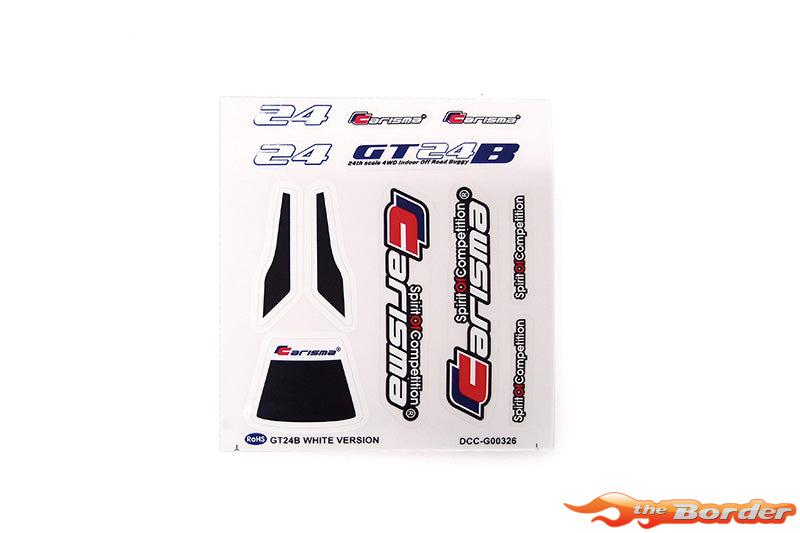 Carisma RC - GT24B CH/PS EDITION DECAL SHEET CA-15384
