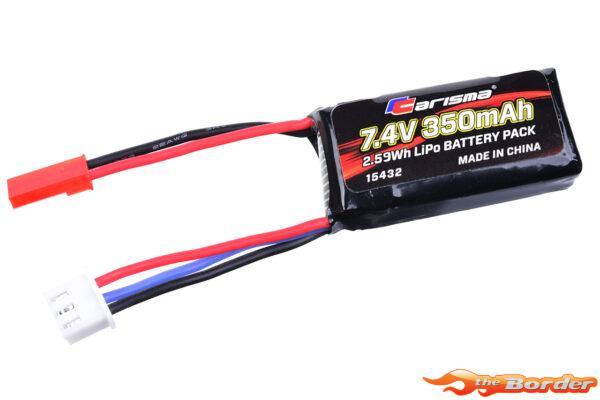 Carisma RC - GT24B LIPO BATTERY 2S 7.4V 350MAH CA-15432