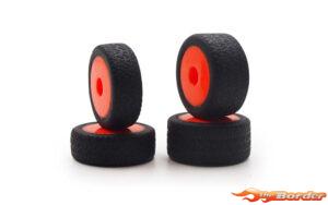 Carisma RC - GT24B ORANGE WHEELS/TIRES MOUNTED CA-15637
