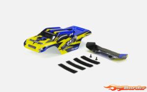 Carisma RC - GT24TR Yellow/Blue Pre-painted Body with Wing CA-15687
