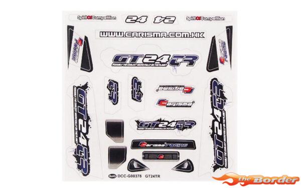 Carisma RC - GT24TR DECAL SHEET CA-15691