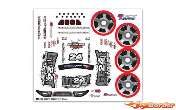 Carisma RC - GT24T DECAL SHEET CA-15716
