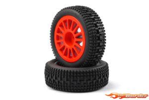 Carisma RC - GT24i20 Front Wheel and Tire Set 2pcs CA-15752