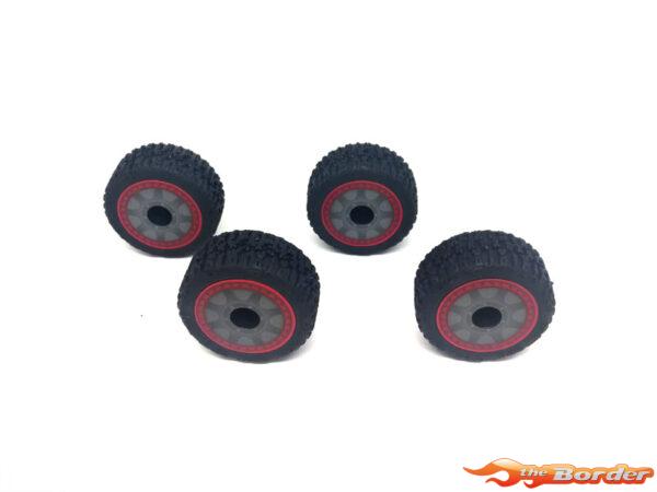 Carisma RC - GT24TR WHEEL AND TIRE SET (ASSEMBLED) RE CA-15762
