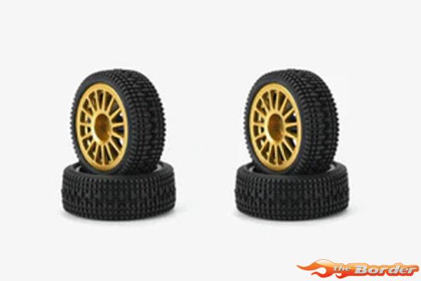 Carisma RC - GT24 - Subaru WRC Wheel - Tire - Set 4Pcs CA-16432