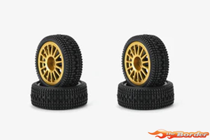 Carisma RC - GT24 - Subaru WRC Wheel - Tire - Set 4Pcs CA-16432