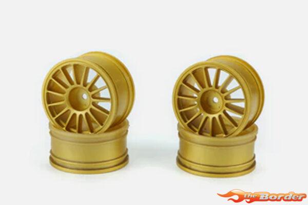 Carisma RC - M48S - Multi Spoke Wheels - Gold - Set 4 Pcs CA-16479