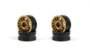 Carisma RC - GT24 Subaru WRC Gold Wheel Set 4pcs CA-16131