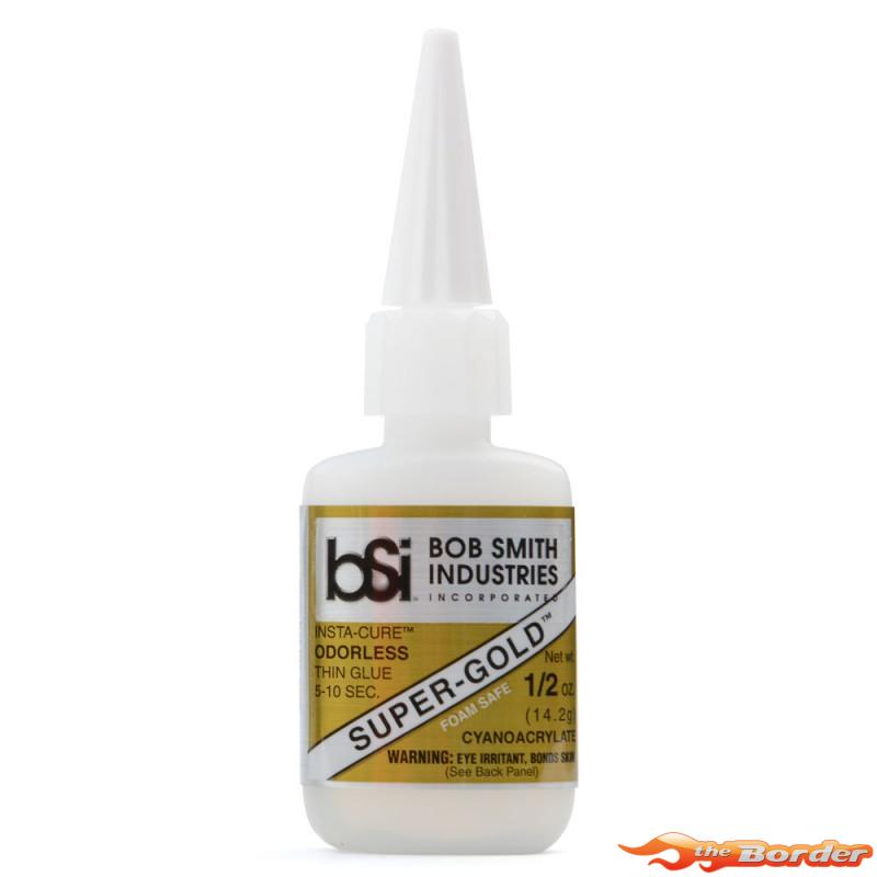Bob Smith Industries Super-Gold Cyanoacrylate Thin Foam Safe Odorless 14g BSI121