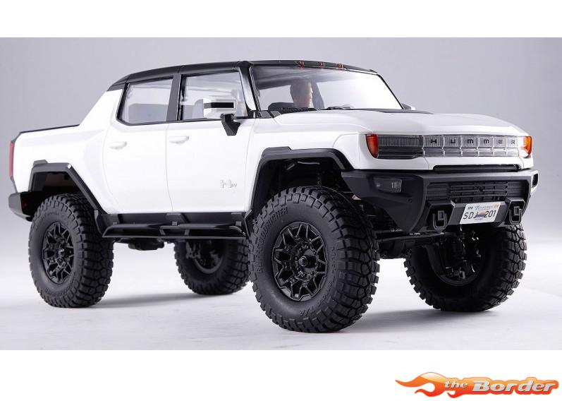 FMS 1/18 Hummer EV FXC18 crawler RTR White FMS11852RTR-WH - Afbeelding 12