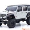 Kyosho Mini-Z 4x4 MX-01 Jeep Wrangler Unlimited Rubicon White 32536W Free Batt. - Afbeelding 3