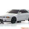 Kyosho Mini-Z Body Set Skyline GT-R Nismo R32 Gun White MZP469W - Afbeelding 2