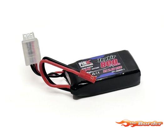 Pink Performance Zephir LiPo 2S 7.4V 800mAh 35C (JST) 2S0800-J