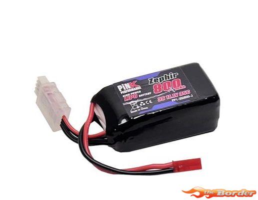 Pink Performance Zephir LiPo 3S 11.1V-800-35C (JST) 3S0800-J