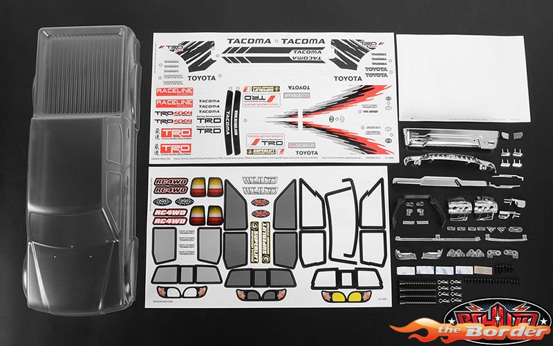 RC4WD 2001 Toyota Tacoma 4 Door Body for TF2 LW 313mm RC4ZB0169 - Afbeelding 5