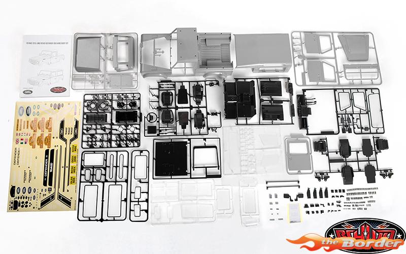 RC4WD 2015 Land Rover Defender 90 Body Set RC4ZB0215 - Afbeelding 10