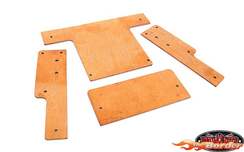 RC4WD Cargo Bed Wood Decking Land Rover Defender D90 Pick-UP C1144 - Afbeelding 4