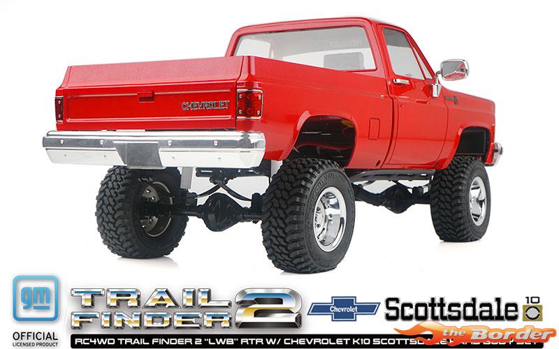 RC4WD Trail Finder 2 LWB RTR w/Chevrolet K10 Scottsdale Hard Bodyset (Red) RC4ZRTR0066 - Afbeelding 11