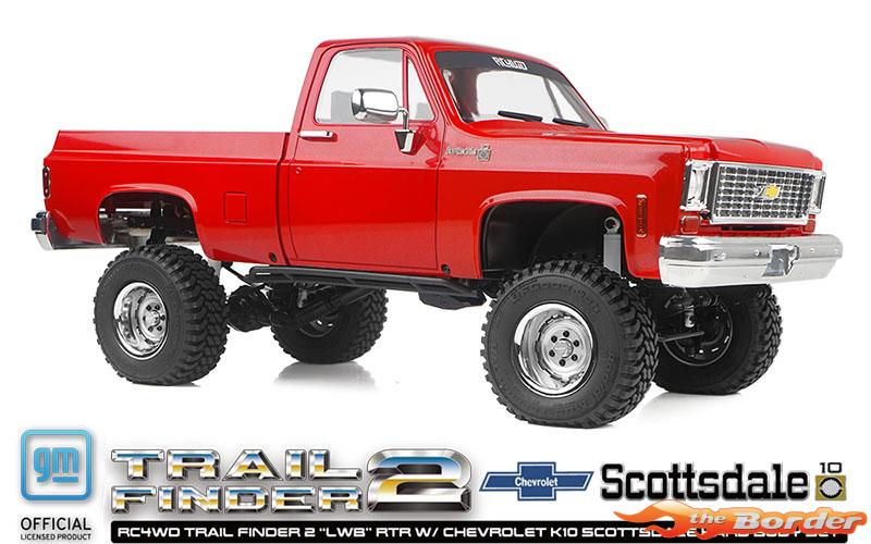 RC4WD Trail Finder 2 LWB RTR w/Chevrolet K10 Scottsdale Hard Bodyset (Red) RC4ZRTR0066