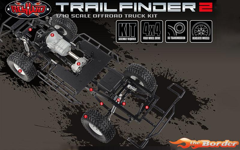 RC4WD Trail Finder 2 Truck Kit RC4ZK0054