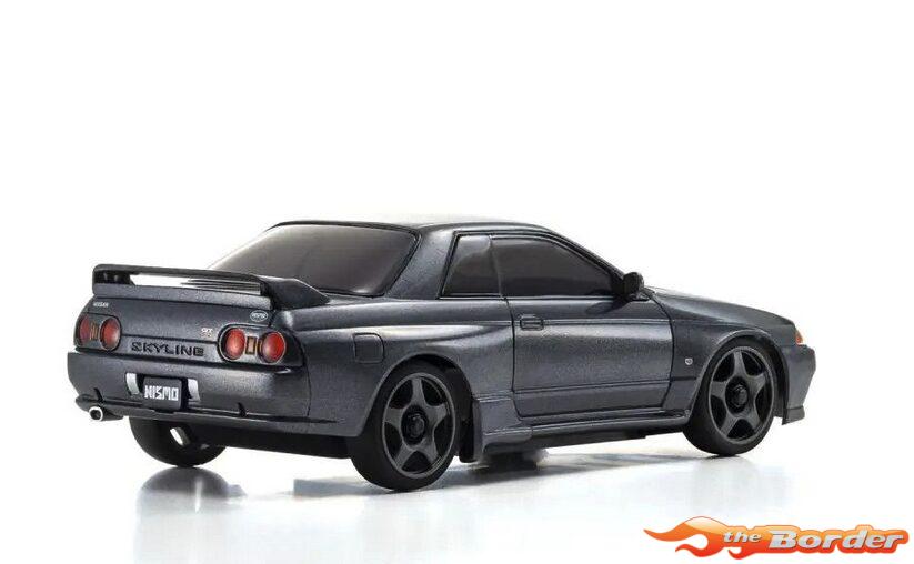 Kyosho Mini-Z Body Set Skyline GT-R Nismo R32 Gun Metal MZP469GM - Afbeelding 3