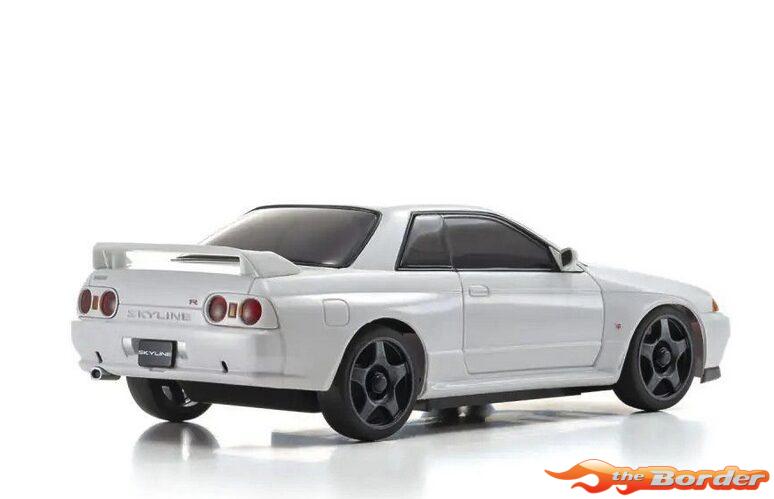 Kyosho Mini-Z Body Set Skyline GT-R Nismo R32 Gun White MZP469W - Afbeelding 3