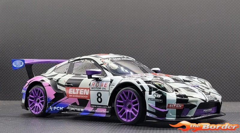 GL Racing Mini-Z Body Porsche GT3 No.8 Elten