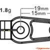 BRP Alum. Servo Horn Black 25T BRP01001Z - Afbeelding 2