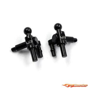 Yeah Racing Alum. Knuckles Camber Black (0) For Mini-Z MR-04 KYMR-004BK