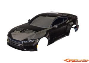 Traxxas Body, Ford Mustang, complete (black) (painted, decals applied) 10511-BLK