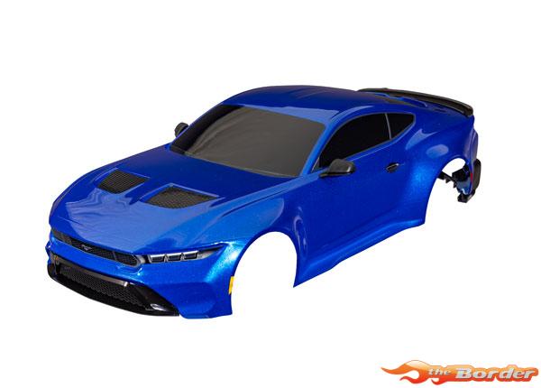 Traxxas Body, Ford Mustang, complete (blue) (painted, decals applied) 10511-BLUE