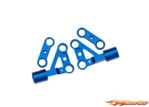 Traxxas Suspension arms, upper, front, 6061-T6 aluminum (blue-anodized) (left & right) (2) 10533-BLUE