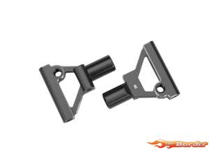 Traxxas Suspension arms, lower, front, 6061-T6 aluminum (gray-anodized) (left & right) (2) 10534-GRAY