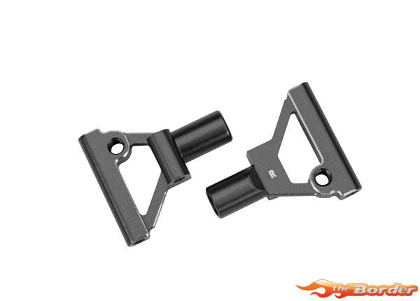 Traxxas Suspension arms, lower, front, 6061-T6 aluminum (gray-anodized) (left & right) (2) 10534-GRAY