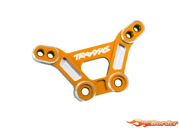 Traxxas Shock tower, front, 6061-T6 aluminum (orange-anodized) (2) 10538-ORNG