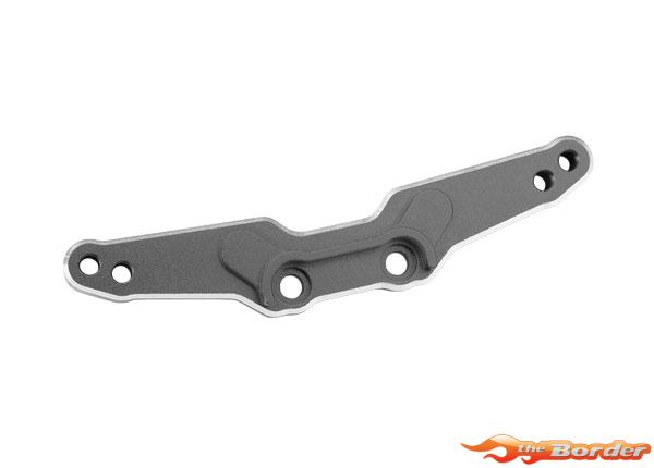 Traxxas Shock tower, rear, 6061-T6 aluminum (gray-anodized) (2) 10539-GRAY