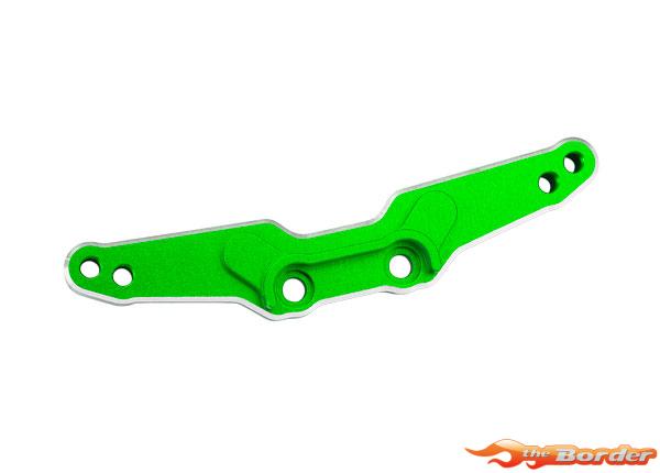 Traxxas Shock tower, rear, 6061-T6 aluminum (green-anodized) (2) 10539-GRN