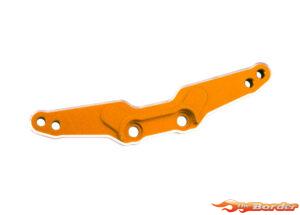 Traxxas Shock tower, rear, 6061-T6 aluminum (orange-anodized) (2) 10539-ORNG