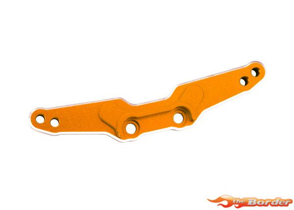 Traxxas Shock tower, rear, 6061-T6 aluminum (orange-anodized) (2) 10539-ORNG