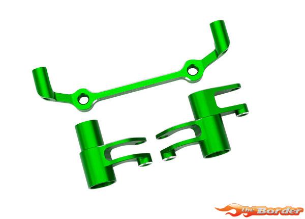 Traxxas Steering bellcranks, Drag Link (green-anodized 6061-T6 aluminum)/ 5x8x2.5mm ball bearings (2)/ 6x10x3mm ball bearings (2)/ hardware 10543-GRN