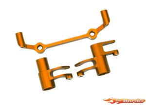 Traxxas Steering bellcranks, Drag Link (orange-anodized 6061-T6 aluminum)/ 5x8x2.5mm ball bearings (2)/ 6x10x3mm ball bearings (2)/ hardware 10543-ORNG