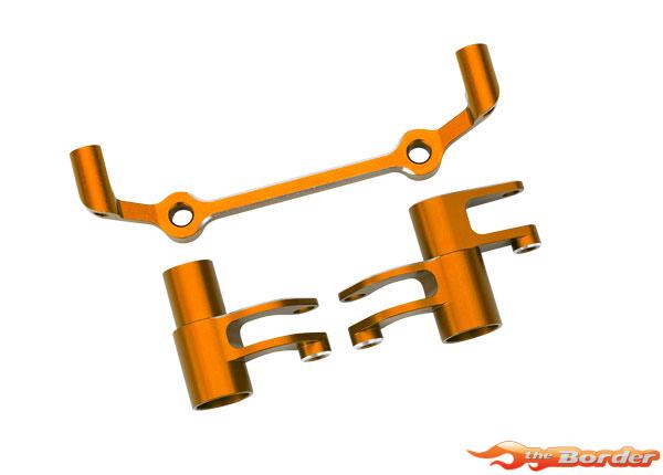 Traxxas Steering bellcranks, Drag Link (orange-anodized 6061-T6 aluminum)/ 5x8x2.5mm ball bearings (2)/ 6x10x3mm ball bearings (2)/ hardware 10543-ORNG