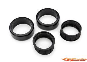 Traxxas Tires, 1.9" Drift (1 dot, hard, rough surfaces)) (front) (2)/ rubber inserts (2) 10570