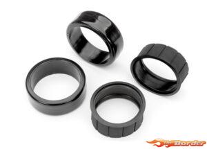 Traxxas Tires, 1.9" Drift (2 dots, soft, smooth surfaces)) (front) (2)/ rubber inserts (2) 10578