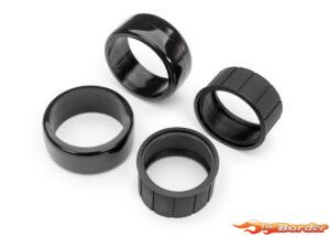 Traxxas Tires, 1.9" Drift (2 dots, soft, smooth surfaces)) (rear) (2)/ rubber inserts (2) 10580